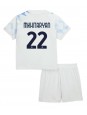 Inter Milan Henrikh Mkhitaryan #22 Replika Borta Kläder Barn 2025-26 Kortärmad (+ byxor)